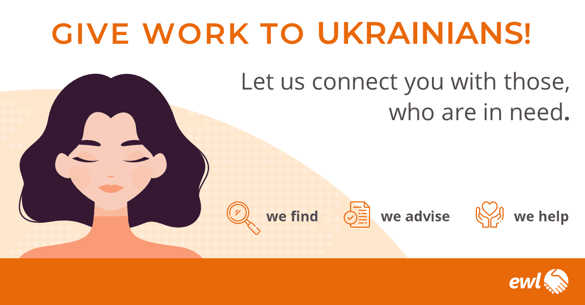 Hire Ukrainian refugees - jobs for Ukraine