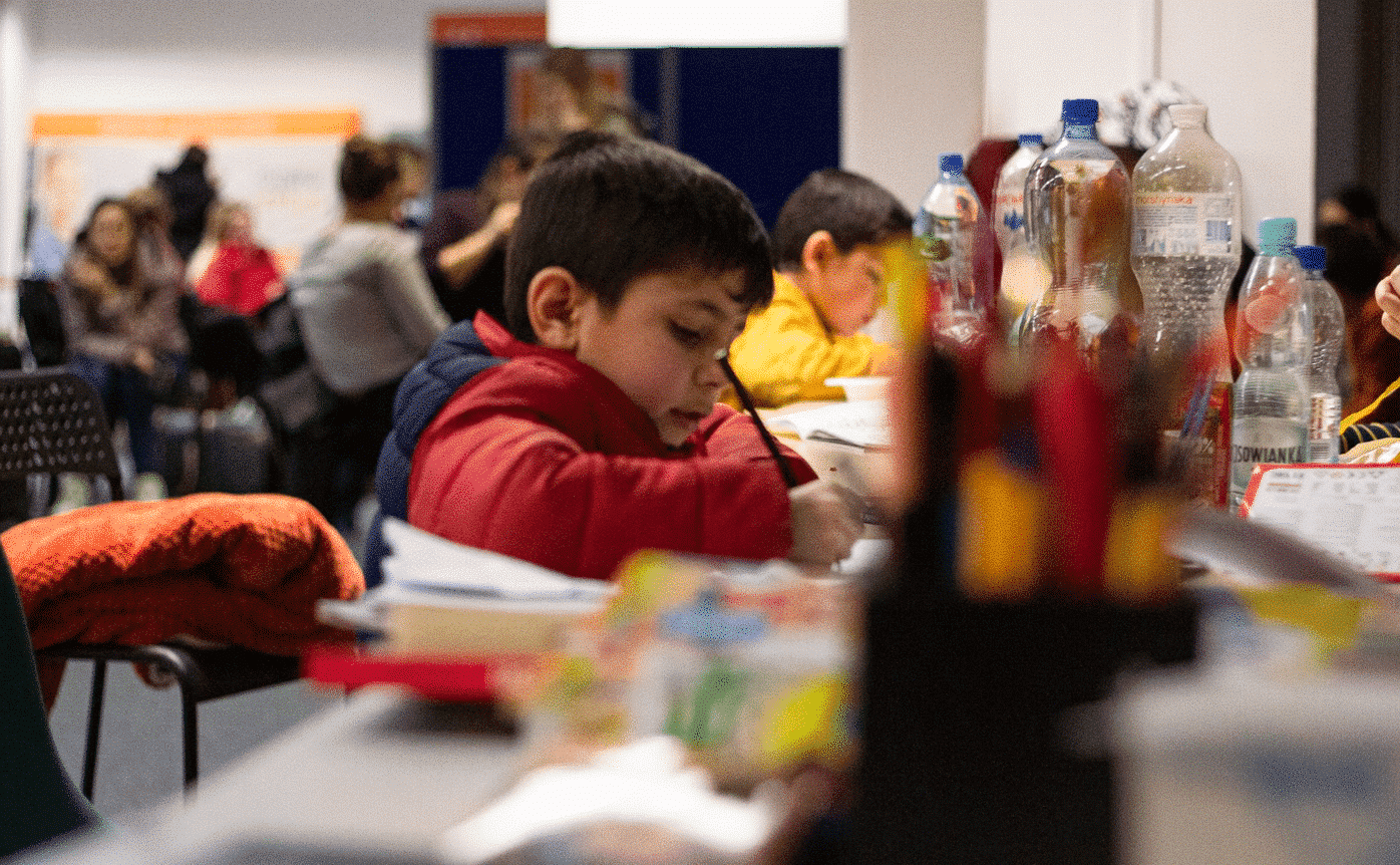 Punkt Matki z Dzieckiem na Dworcu Zachodnim w Warszawie był jedną z pierwszy rzeczy, jakie zorganizowała firma w ramach pomocy uchodźcom (fot. EWL)